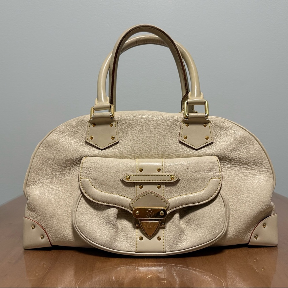 Louis Vuitton Ivory Suhali Leather Limited Edition Le Superbe Bag